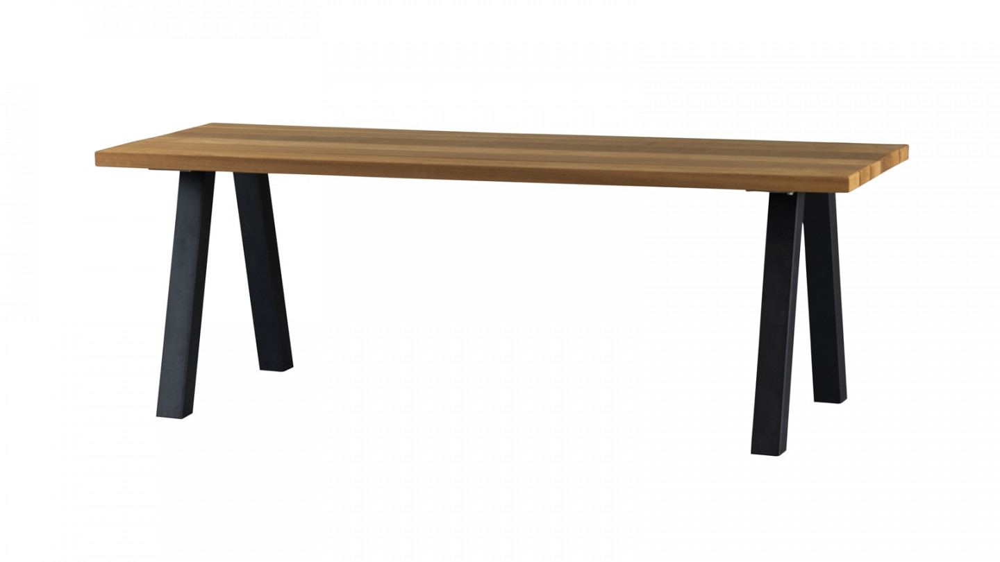 Table de jardin 6 personnes en bois et métal - Collection Tablo - Woood