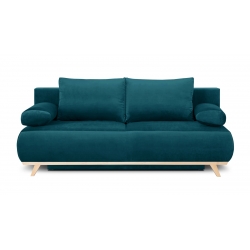 Canapé convertible bleu