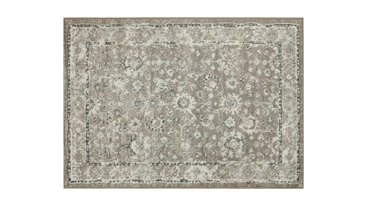 Tapis vintage Beige 120x170cm - Collection Rhys