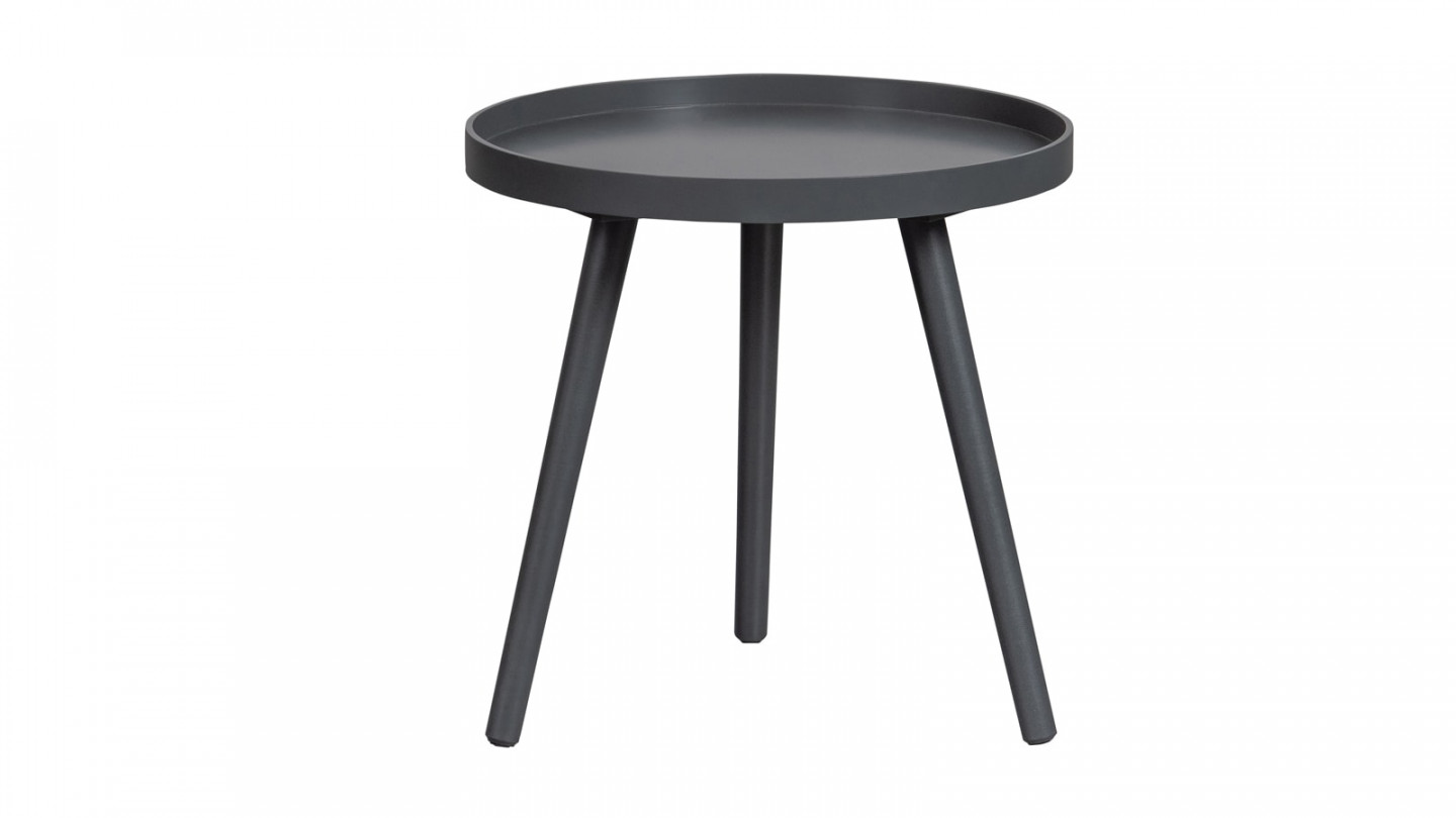 Table d'appoint gris anthracite - Sasha - Woood