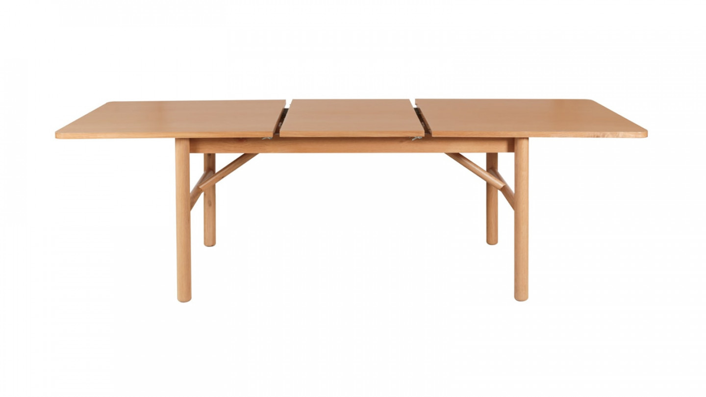 Table extensible en chêne naturel 180 cm - Gost