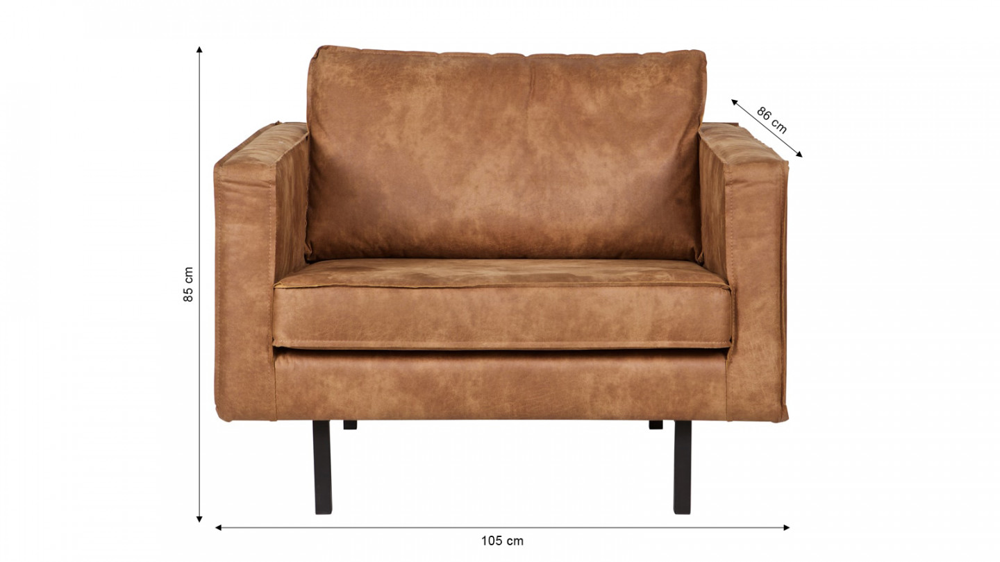 Fauteuil Cognac – Collection Rodeo