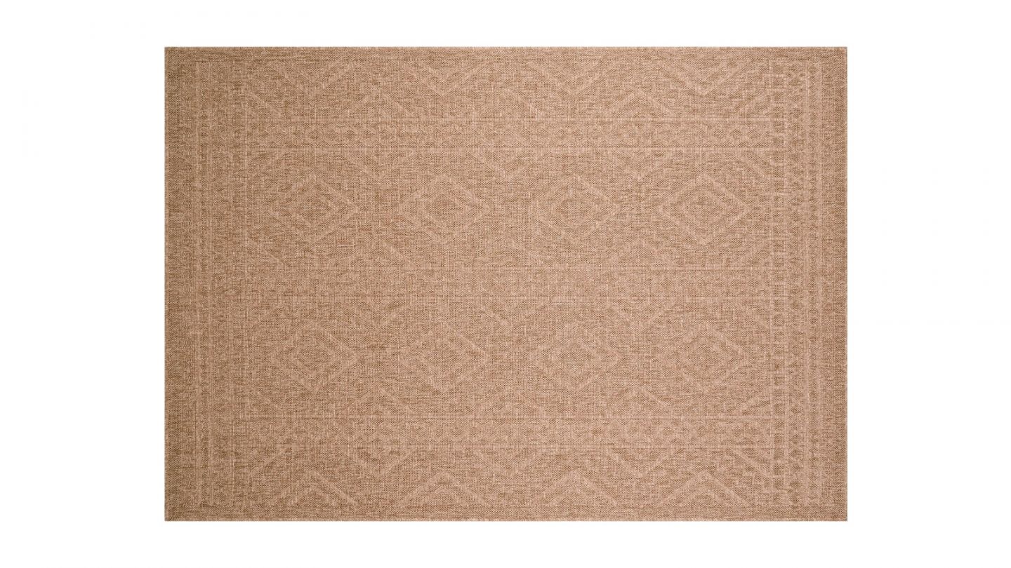 Tapis effet jute beige 160x230 cm - Lassen