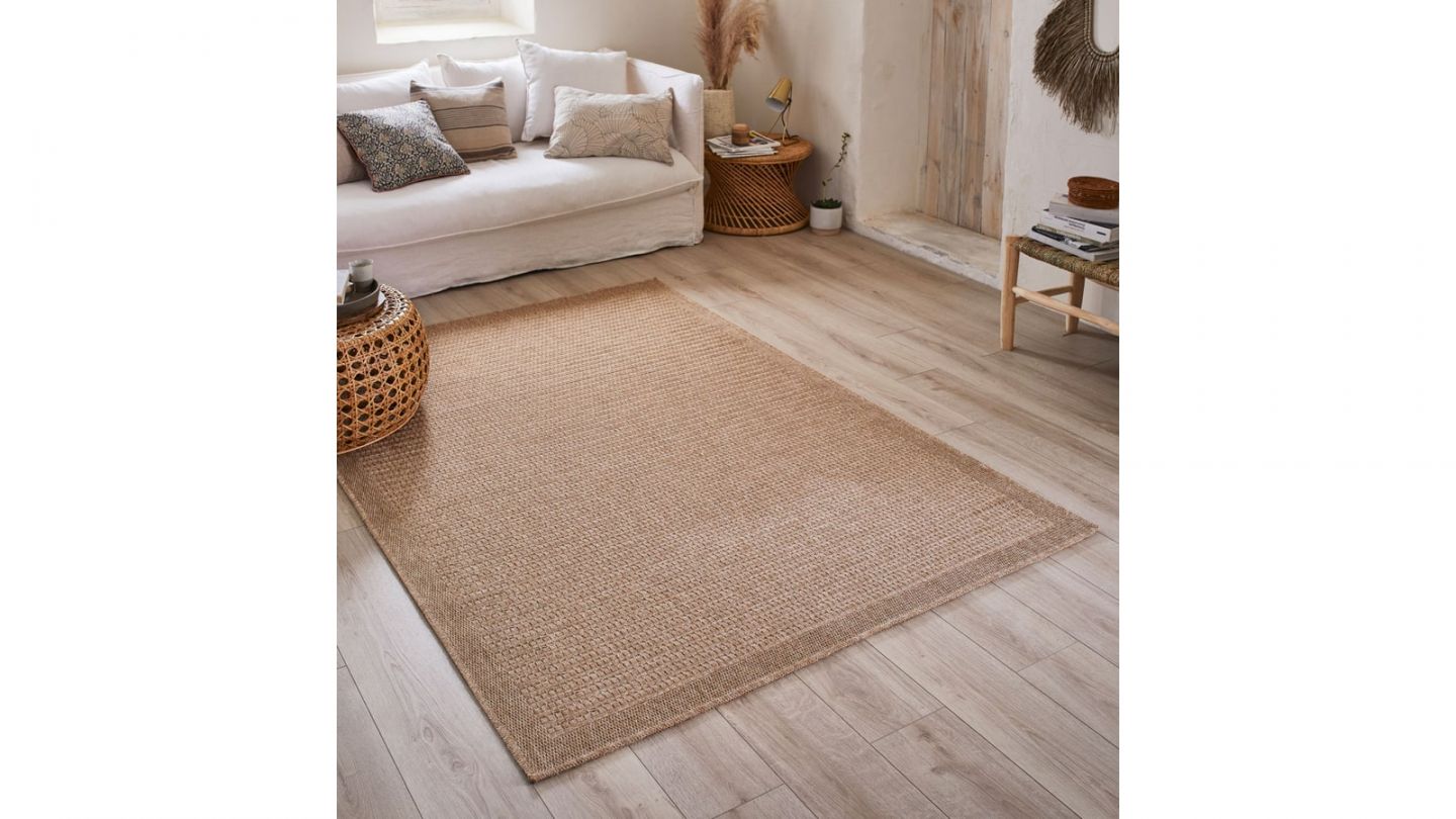 Tapis effet jute naturel 160x230 cm - Angeles