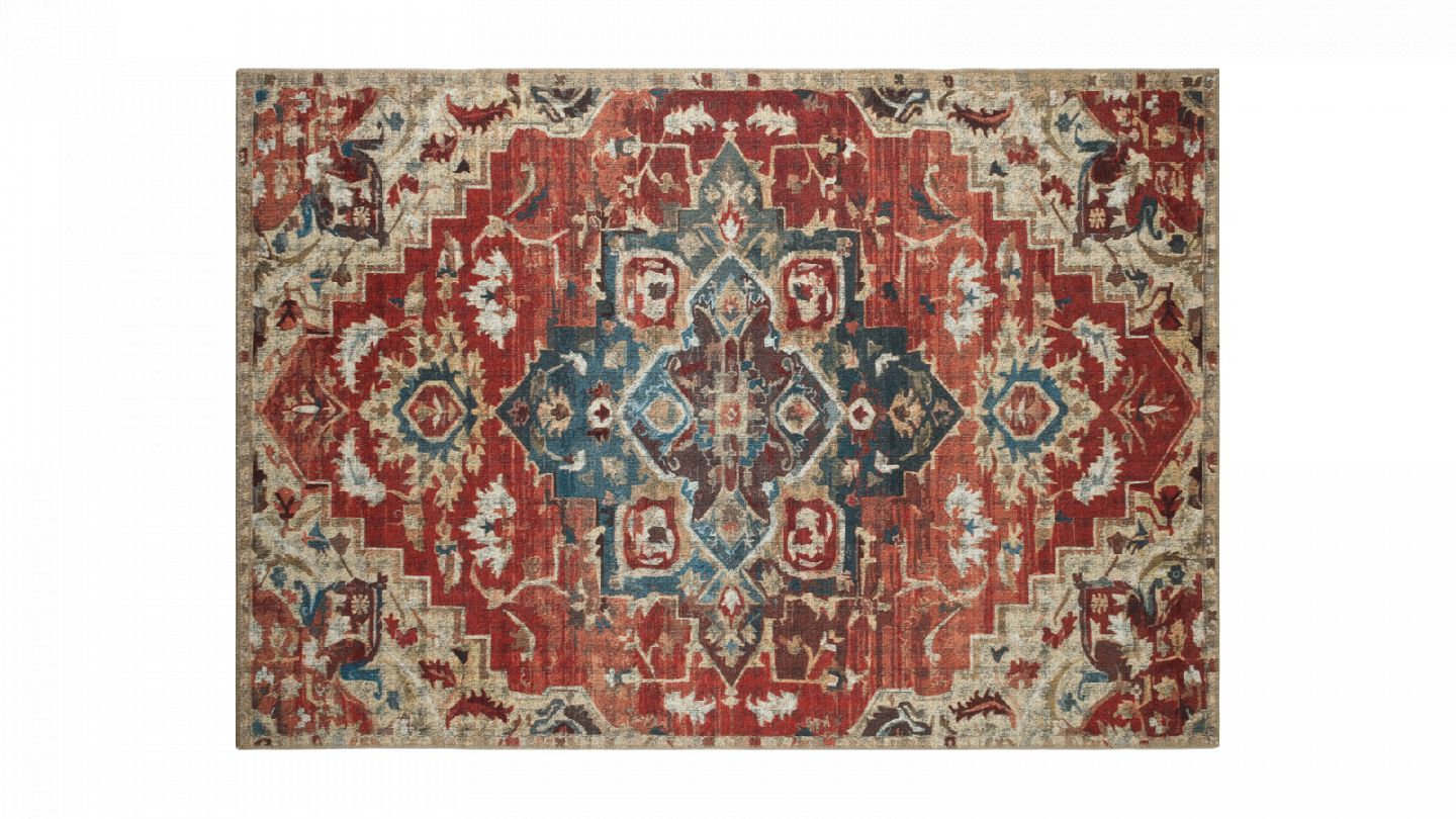 Tapis vintage multicolore 80x150 cm - Maely