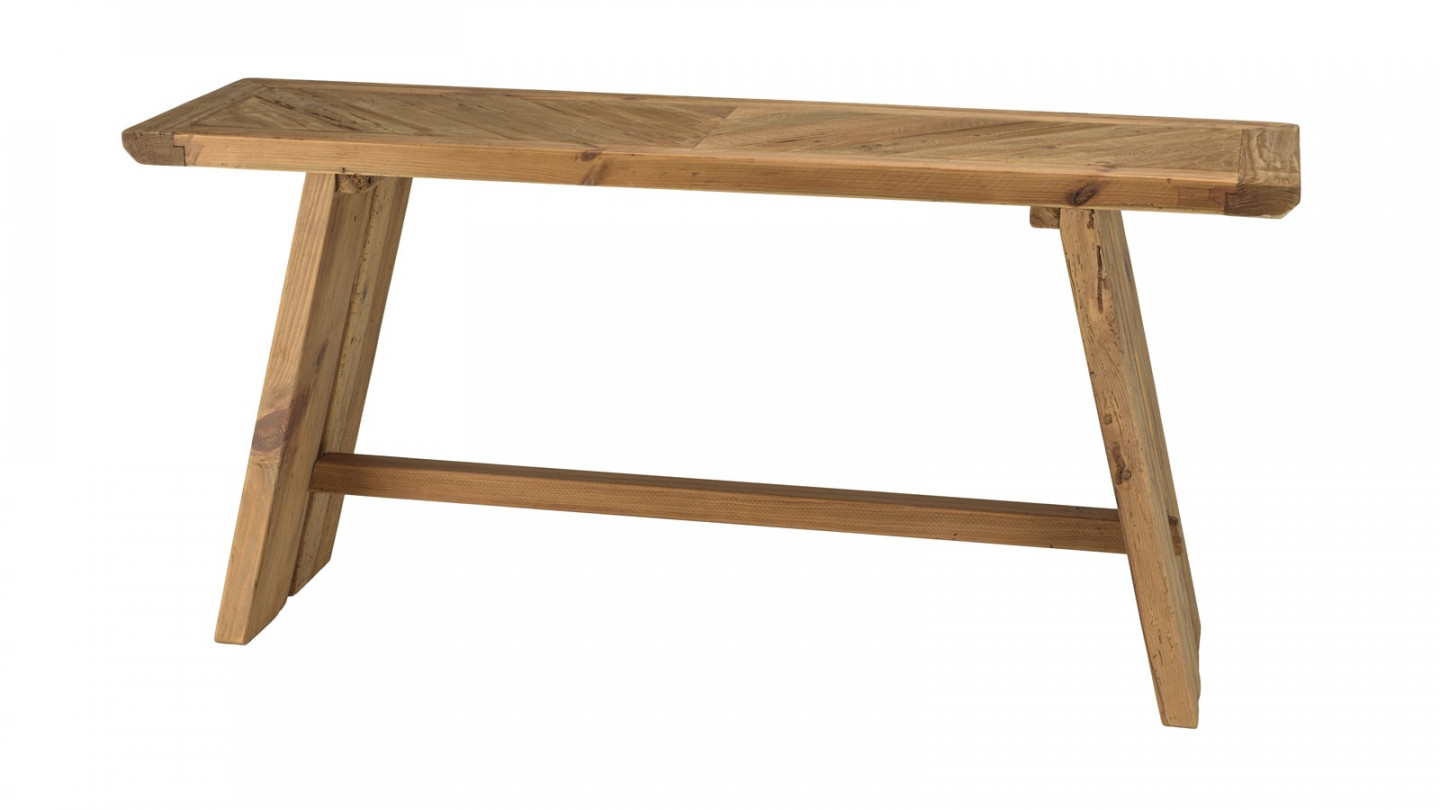 Console160x45 cm bois Pin recyclé - Sandy