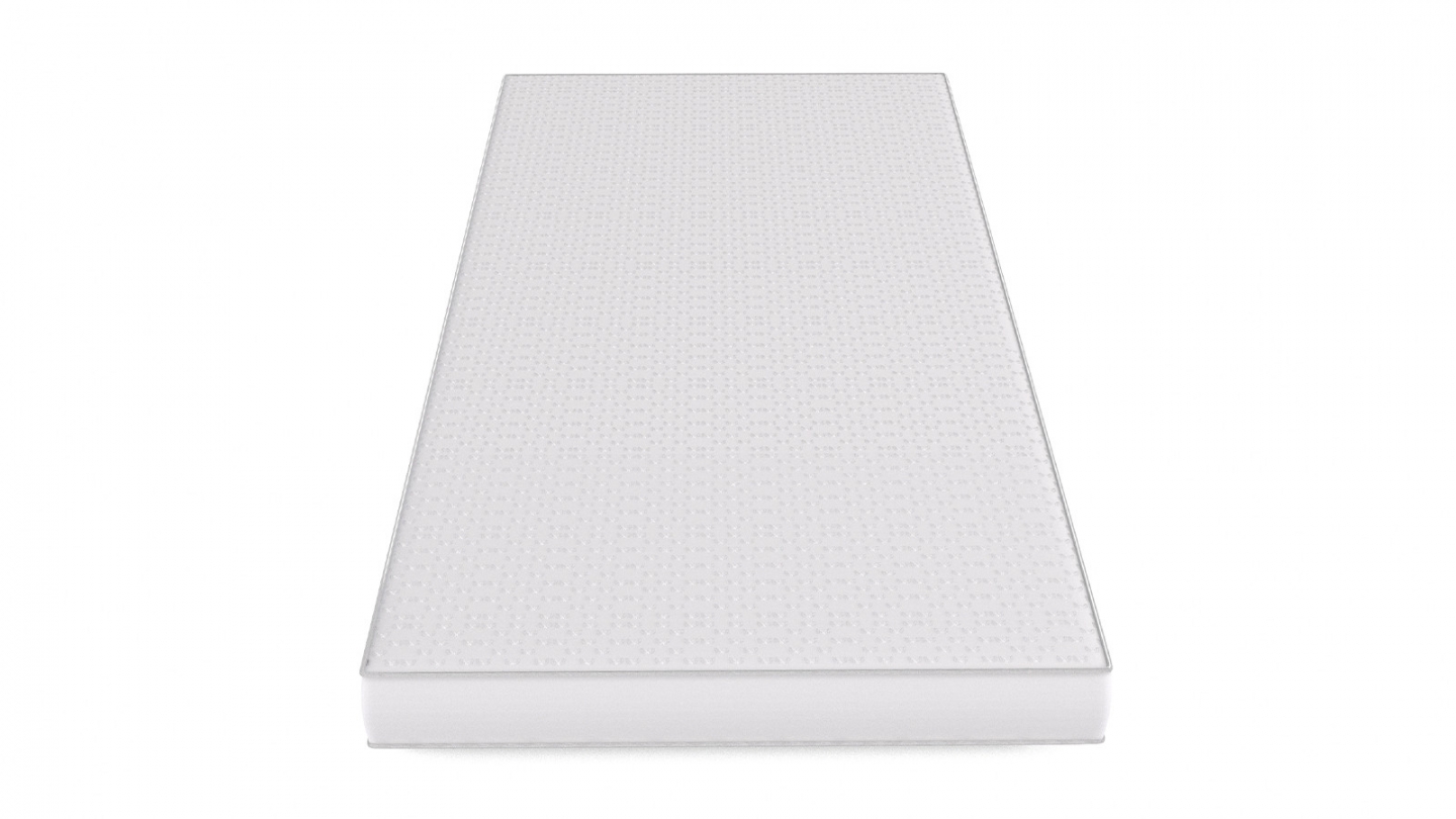 Matelas Mousse Froide H2 90x200 Cm – Blanc, 12 Cm D'épaisseur, Roulé, Neuf