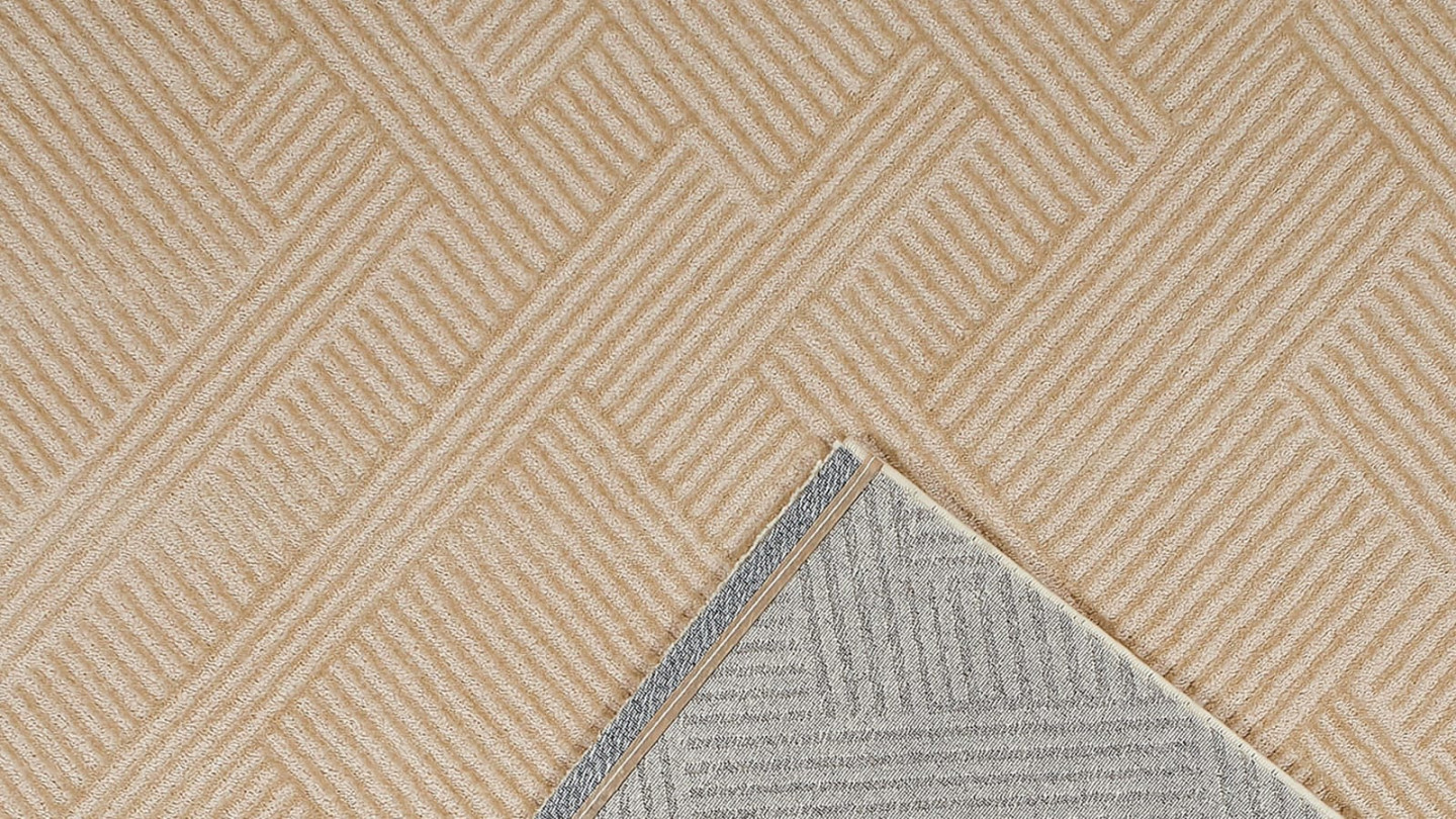 Tapis relief Beige 160x230 - Carlotta