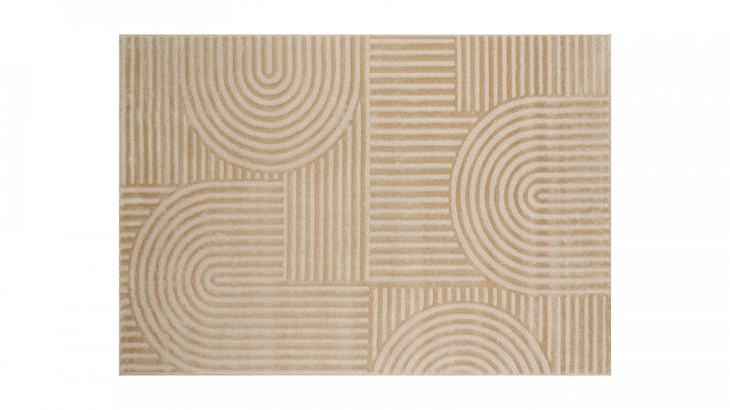 Tapis relief Beige 160x230 - Dora