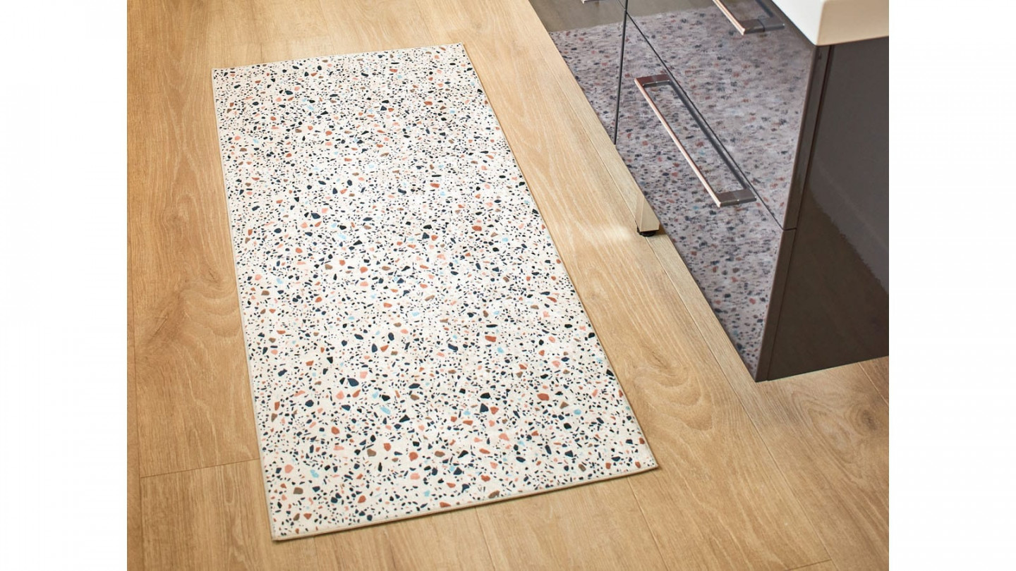 Tapis de cuisine terrazzo Multi 60x130 - Jana