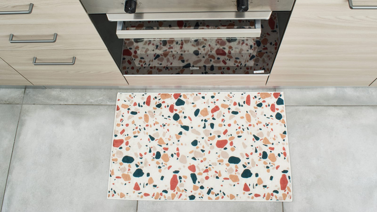 Tapis de cuisine terrazzo Multi 50x80 - Maja