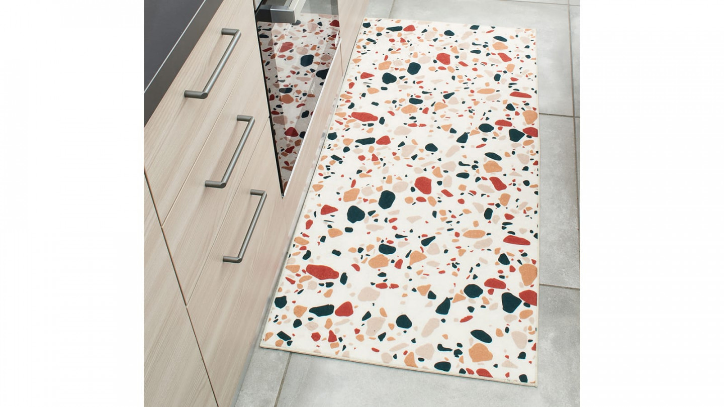 Tapis de cuisine terrazzo Multi 60x130 - Maja