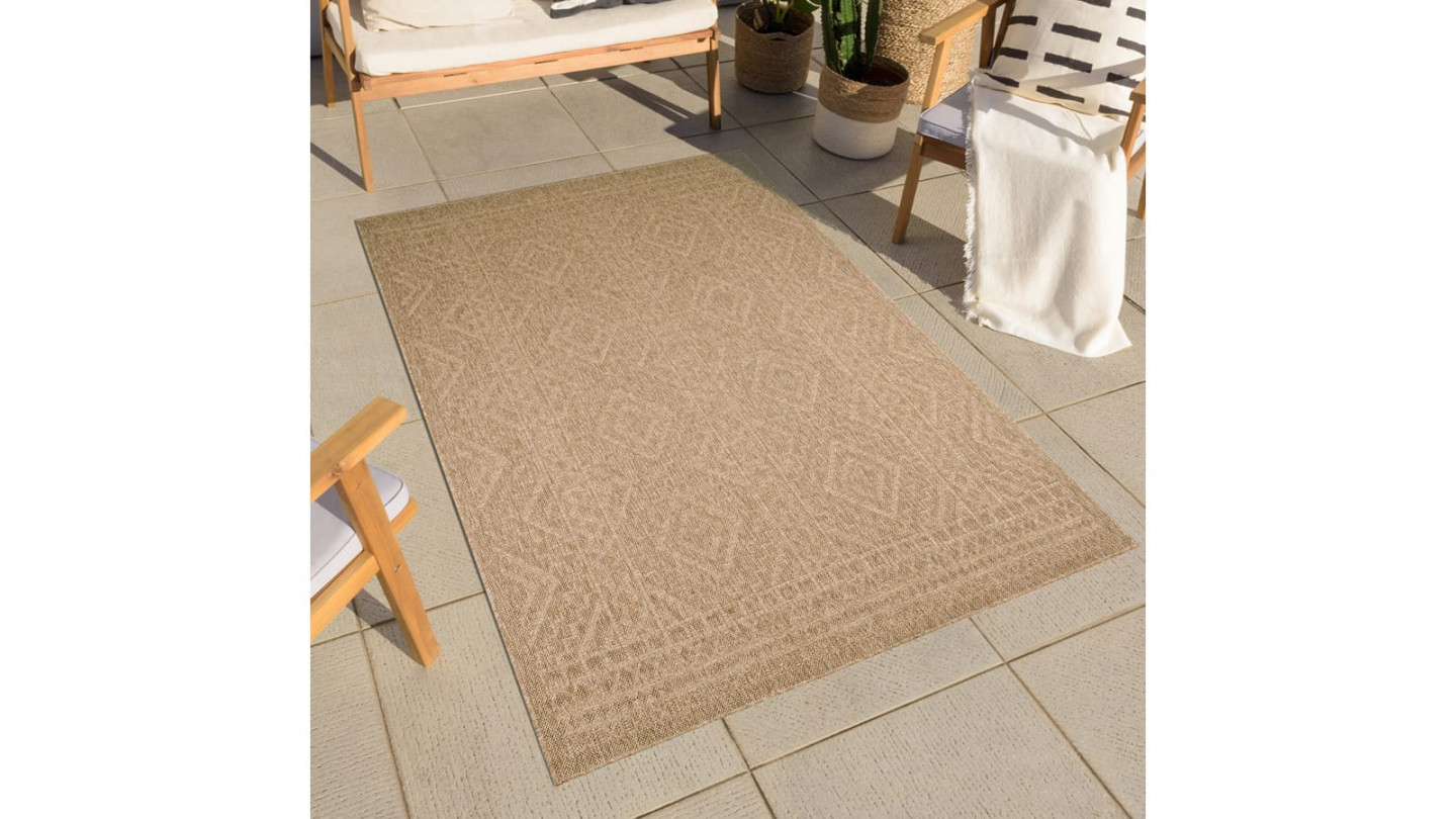 Tapis aspect Jute à motifs 60x90 - Thalia