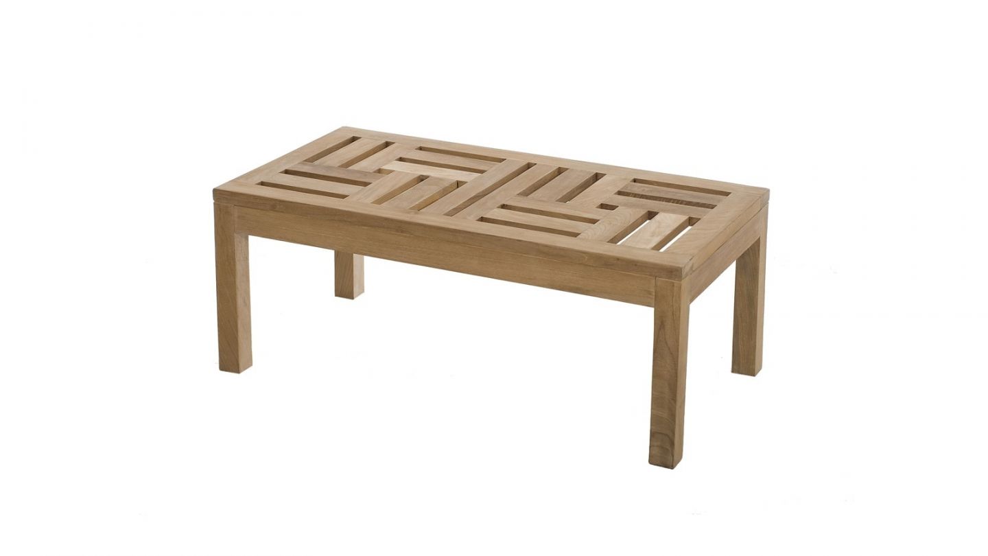 Table basse 100x50cm en teck – Collection Fun