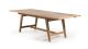 Table de jardin rectangulaire extensible en teck 180/240x100cm - Fun