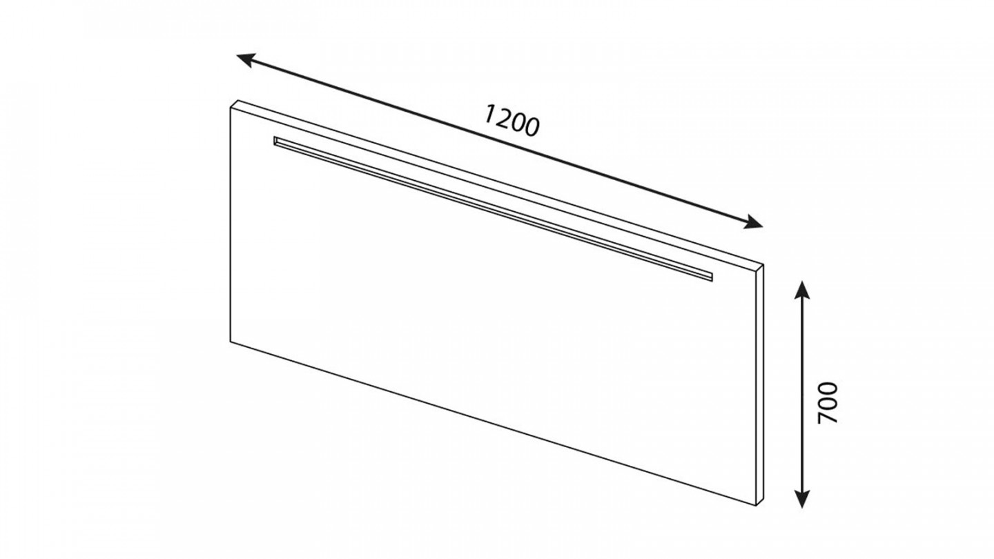 Meuble de salle de bain suspendu double vasque intégrée 120cm 1 tiroir Blanc + miroir + colonne ouverture gauche - Swing