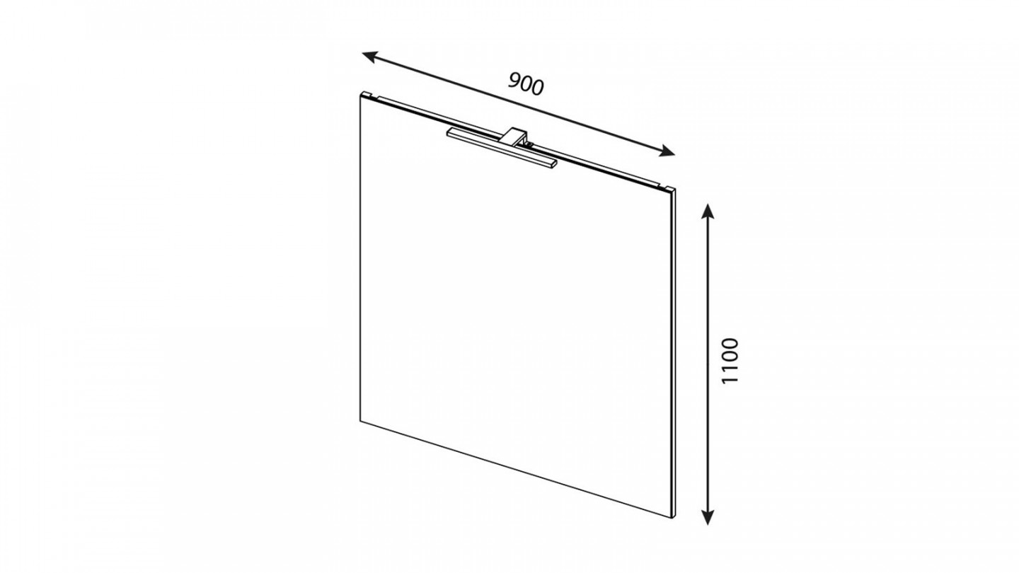 Meuble de salle de bain suspendu vasque intégrée 90cm 1 tiroir Noir + miroir + colonne ouverture droite - Swing